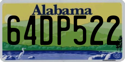 AL license plate 64DP522