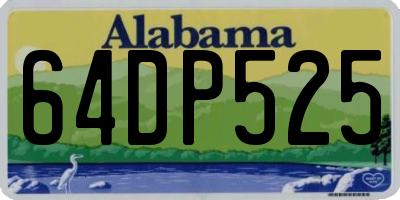AL license plate 64DP525