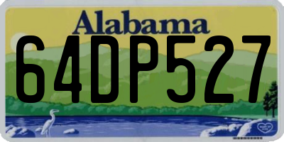 AL license plate 64DP527