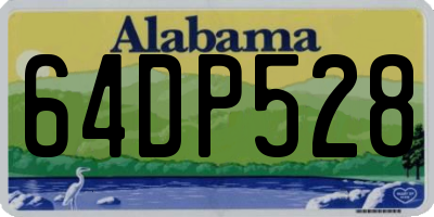 AL license plate 64DP528