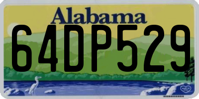 AL license plate 64DP529
