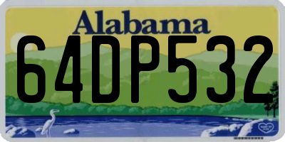 AL license plate 64DP532