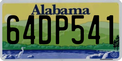 AL license plate 64DP541