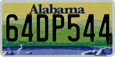 AL license plate 64DP544