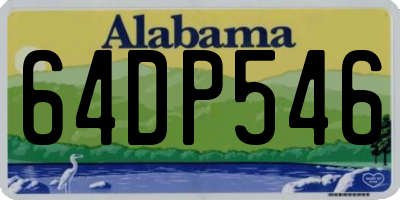 AL license plate 64DP546