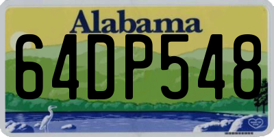 AL license plate 64DP548