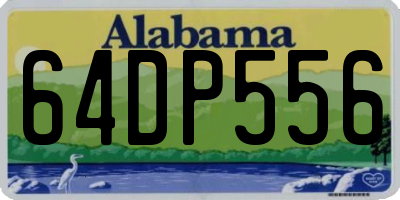 AL license plate 64DP556