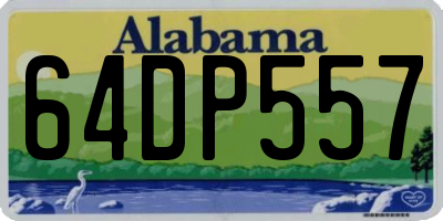 AL license plate 64DP557