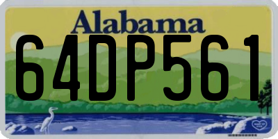AL license plate 64DP561