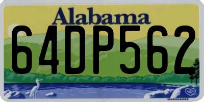 AL license plate 64DP562