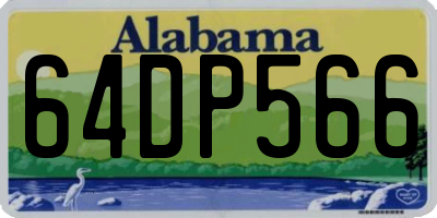 AL license plate 64DP566