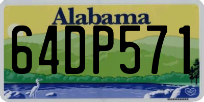 AL license plate 64DP571
