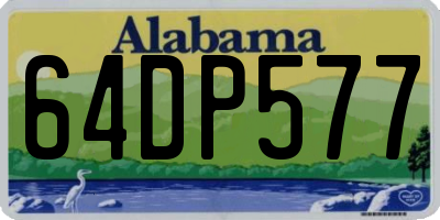 AL license plate 64DP577
