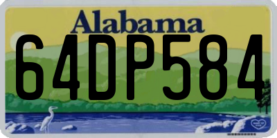 AL license plate 64DP584