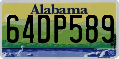 AL license plate 64DP589