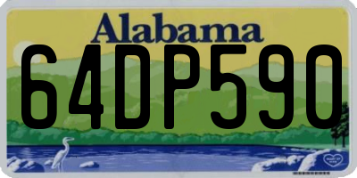 AL license plate 64DP590