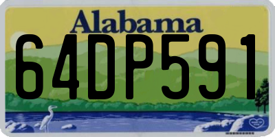 AL license plate 64DP591