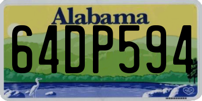 AL license plate 64DP594