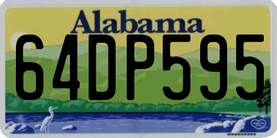 AL license plate 64DP595
