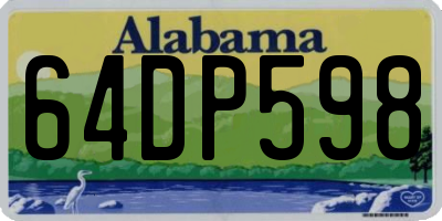 AL license plate 64DP598