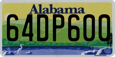 AL license plate 64DP600