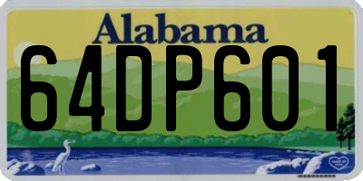 AL license plate 64DP601