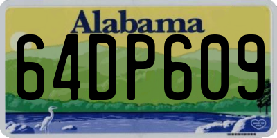 AL license plate 64DP609