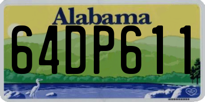 AL license plate 64DP611