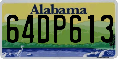 AL license plate 64DP613