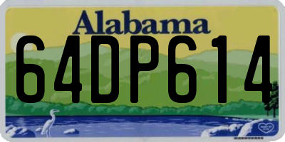 AL license plate 64DP614