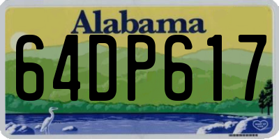 AL license plate 64DP617