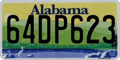AL license plate 64DP623