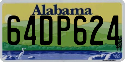 AL license plate 64DP624