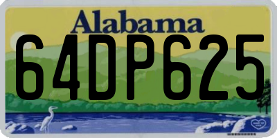 AL license plate 64DP625