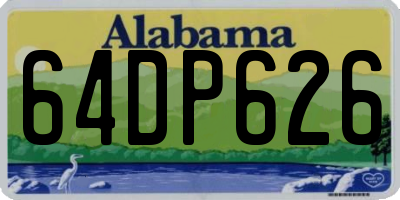 AL license plate 64DP626