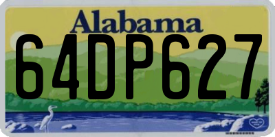 AL license plate 64DP627