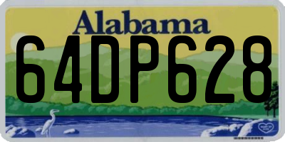 AL license plate 64DP628