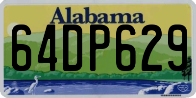 AL license plate 64DP629