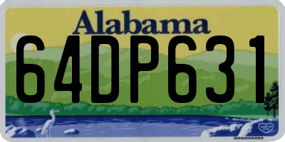AL license plate 64DP631