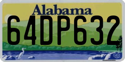 AL license plate 64DP632