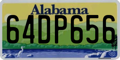 AL license plate 64DP656