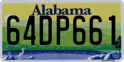 AL license plate 64DP661