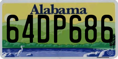 AL license plate 64DP686