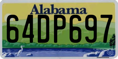AL license plate 64DP697