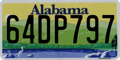 AL license plate 64DP797