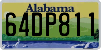 AL license plate 64DP811
