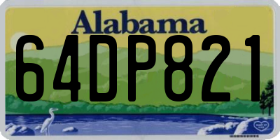 AL license plate 64DP821