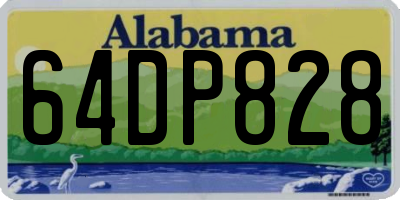 AL license plate 64DP828