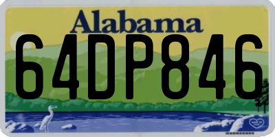 AL license plate 64DP846