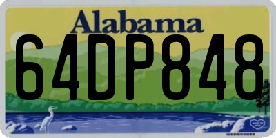 AL license plate 64DP848
